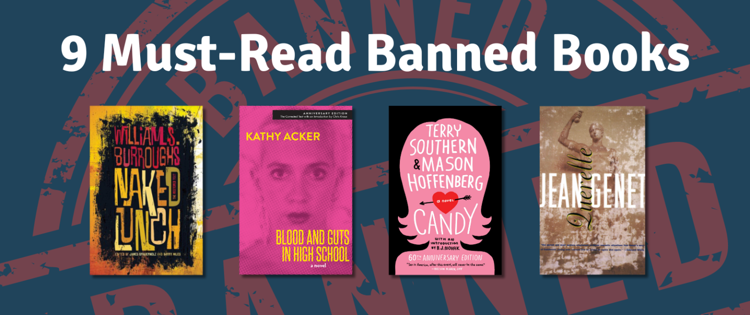 9 MustRead Banned Books Grove Atlantic